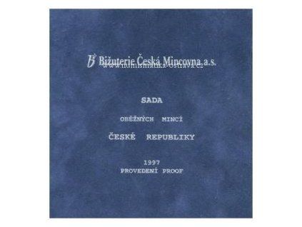 ČESKO. Sada oběžných mincí 1997. PROOF.