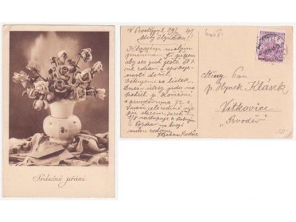 Srdečné přání. 1941