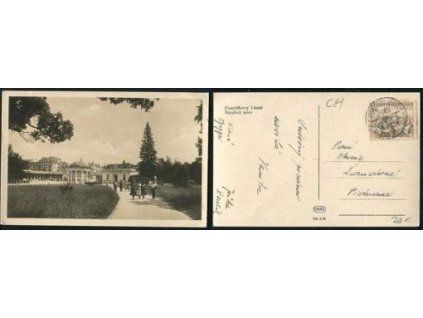 FRANTIŠKOVY LÁZNĚ. Náměstí míru. 1952.