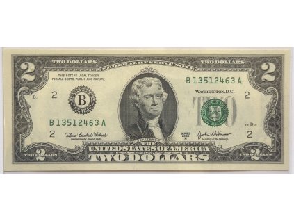 USA. 2 dollars 2003 B.