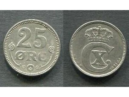 DÁNSKO. 25 öre 1921.