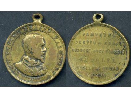 Arcy Ksiaze Rudolf. Na Pamiatka Pobytu w Kraju Najdost Arcy Ksiecia Rudolfa Nastepcy Tronu. 1887.