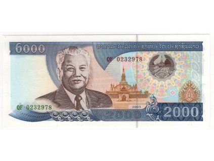 LAOS. 2.000 kip 2003.