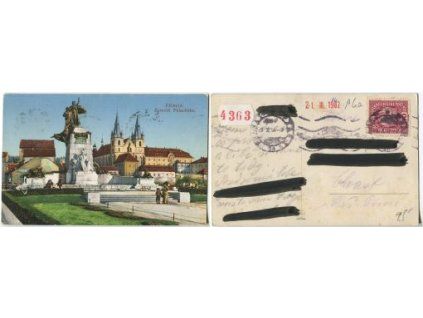 PRAHA. Pomník Palackého.