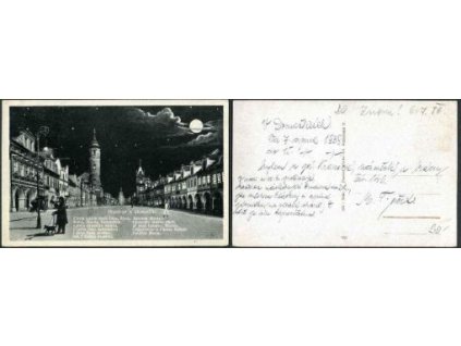 DOMAŽLICE. Pozdrav z Domažlic. 1956.