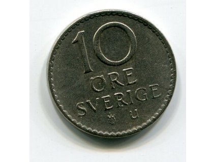 ŠVÉDSKO. 10 öre 1963.