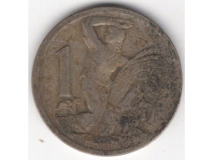 ČESKOSLOVENSKO. 1 koruna 1929.
