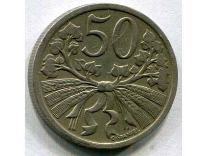 ČESKOSLOVENSKO. 50 haléřů 1931.