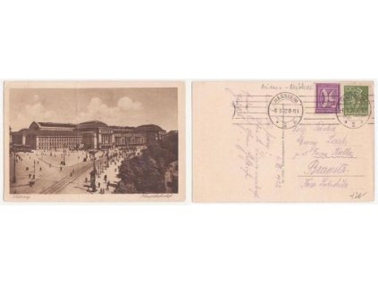 Leipzig. Hauptbahnhof. 1922