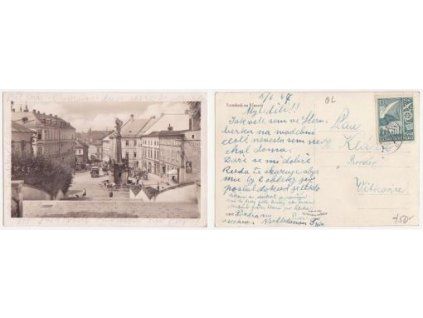 Šternberk na Moravě. 1947