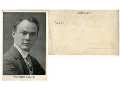 ŠINDLER, Valentin. Herec.