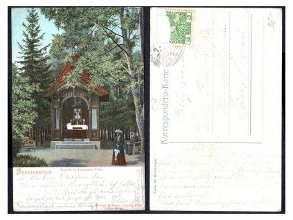 FRANTIŠKOVY LÁZNĚ / Franzensbad. Kapelle in Loimanns Park.