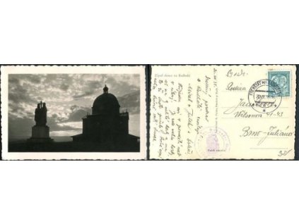 Západ slunce na Radhošti.