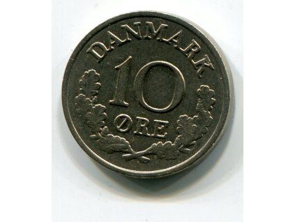 DÁNSKO. 10 öre 1964. KM-849.1