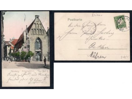 Nürnberg. Bratwurstglöcklein. 1903.
