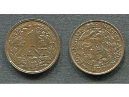 NIZOZEMÍ. 1 cent 1937. KM-152