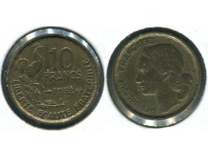 FRANCIE. 10 francs 1953.