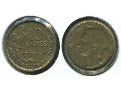FRANCIE. 10 francs 1952/B.