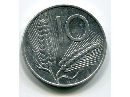 ITÁLIE. 10 lire 1951.