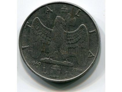 ITÁLIE. 1 lira 1940/magnet.