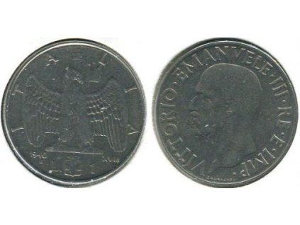 ITÁLIE. 1 lira 1940/magnet.