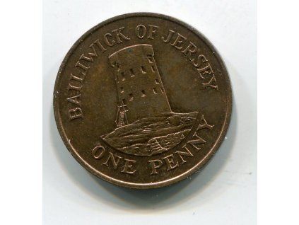 JERSEY. 1 penny 1990.