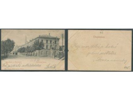 OLOMOUC. Zeměbranná kasárna. 1903.