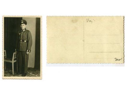 Fotografie vojáka.