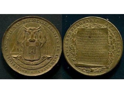 BELGIE. Antwerpen. Koninklijke Akademie van Beeldende Kunsten te Antwerpen.  200. výročí.