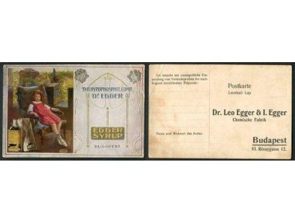 EGGER SYRUP. Budapest. Syr. Hypophosphit. Comp. Dr. Egger.