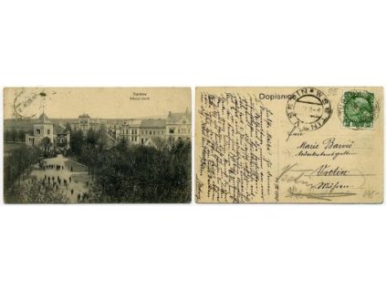 TURNOV. Vilová čtvrť. 1908.