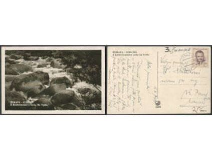 ŠUMAVA. Sušicko. Z Klostermannovy cesty. Na Vydře.