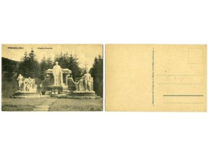 JESENÍK / Freiwaldau. Prießnitz-Denkmal.