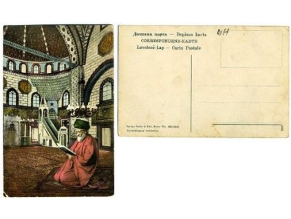 Betende Türke i. d. Moschee.