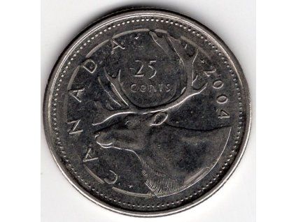 KANADA. 25 cents 2004 P. KM-493.