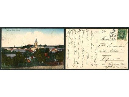 TRŠICE. Celkový pohled. 1924.