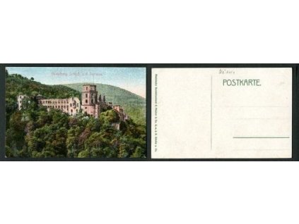 HEIELBERG. Schloß v. d. Terrase.