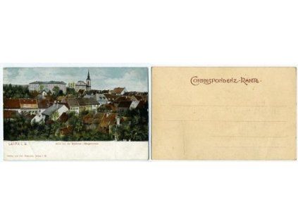 ČESKÁ LÍPA / Leipa i. B. Blick von der Mädchen-Bürgerschule.
