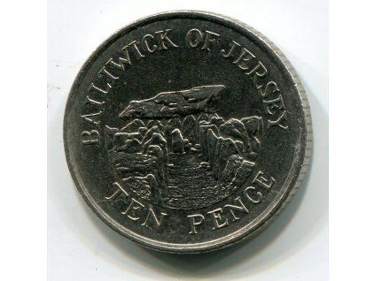 JERSEY. 10 pence 1992.