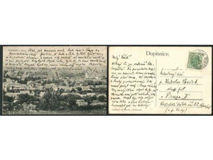 KLOBOUKY u Brna. 1907.