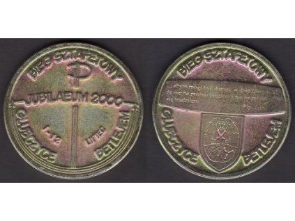 GLUBCZYCE. Štafetový běh. Jubileum 2000.