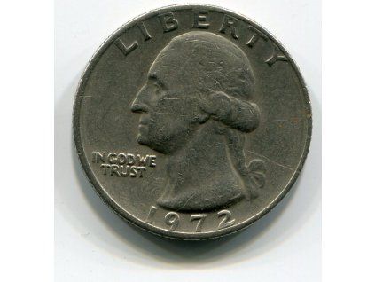 USA. 1/4 dollar 1972.