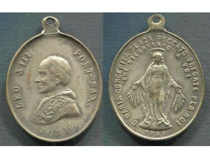 Lev XIII. Medailon. 1830.