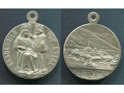 ETTAL. Kloster. Gnaden bild von Ettal.