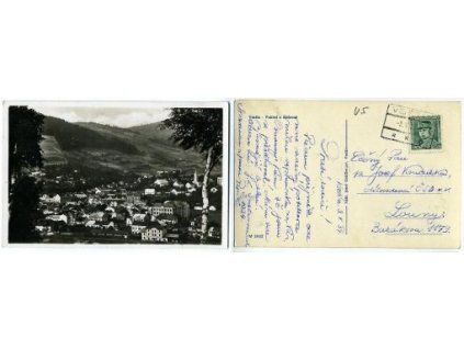 VSETÍN. Pohled s Bečevné. 1939.