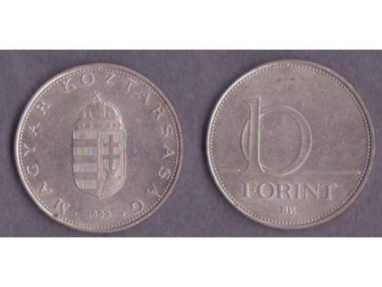 MAĎARSKO. 10 forint 1993.
