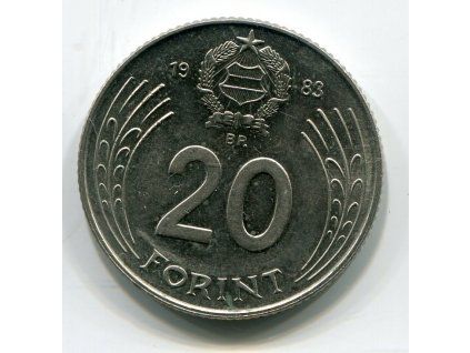 MAĎARSKO. 20 forint 1983.