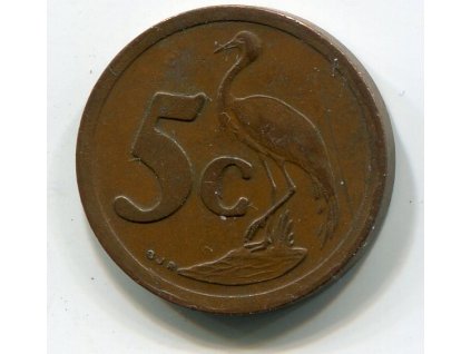 JIHOAFRICKÁ REPUBLIKA. 5 cents 1990.