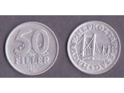 MAĎARSKO. 50 fillér 1987.