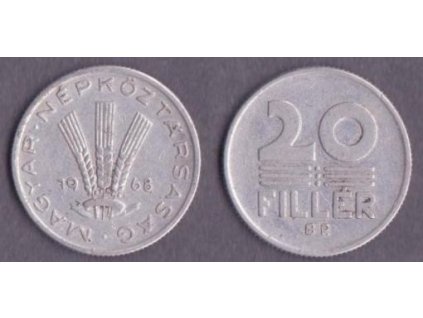 MAĎARSKO. 20 fillér 1968.